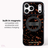 Built-in magnets compatible with accessories and wireless charging 
#color_tortoiseshell
