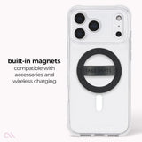 Built-in magnets compatible with accessories and wireless charging 

#color_tough clear magsafe

