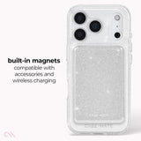 Built-in magnets compatible with accessories and wireless charging 
#color_sheer twinkle silver


