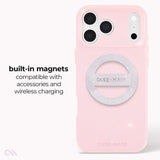 Built-in magnets compatible with accessories and wireless charging 
#color_ballet pink twinkle

