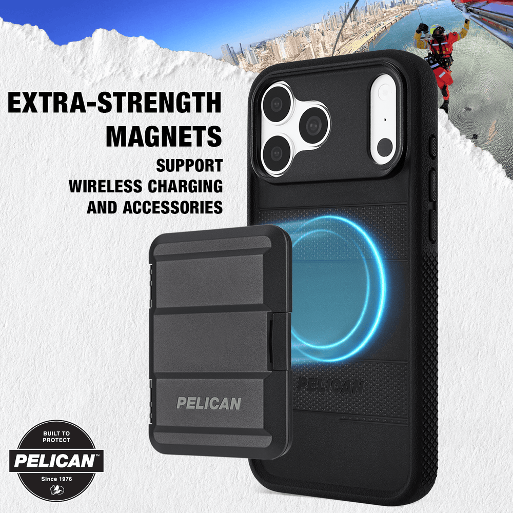 Extra-Strength Magnets, support wireless charging and accessories
#color_protector black
