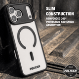 Slim Construction, Reinforced 360 degree protection and shock absorption
#color_ranger frosted clear/black
