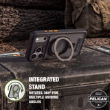 Integrated stand, rotates 360 degree multiple viewing angles
21 feet 5x military grade drop protection.
#color_vault smoke
