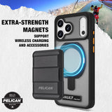 Extra-Strength Magnets, support wireless charging and accessories
#color_vault smoke

