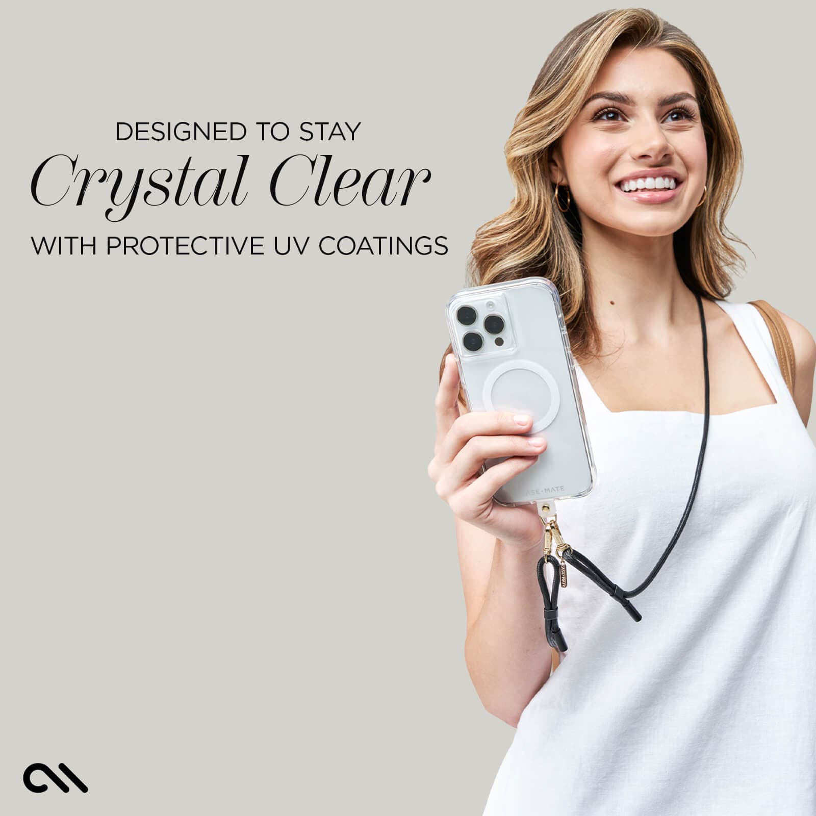 DESIGNED TO STAY CRYSTAL CLEAR WITH PROTECTIVE UV COATINGS