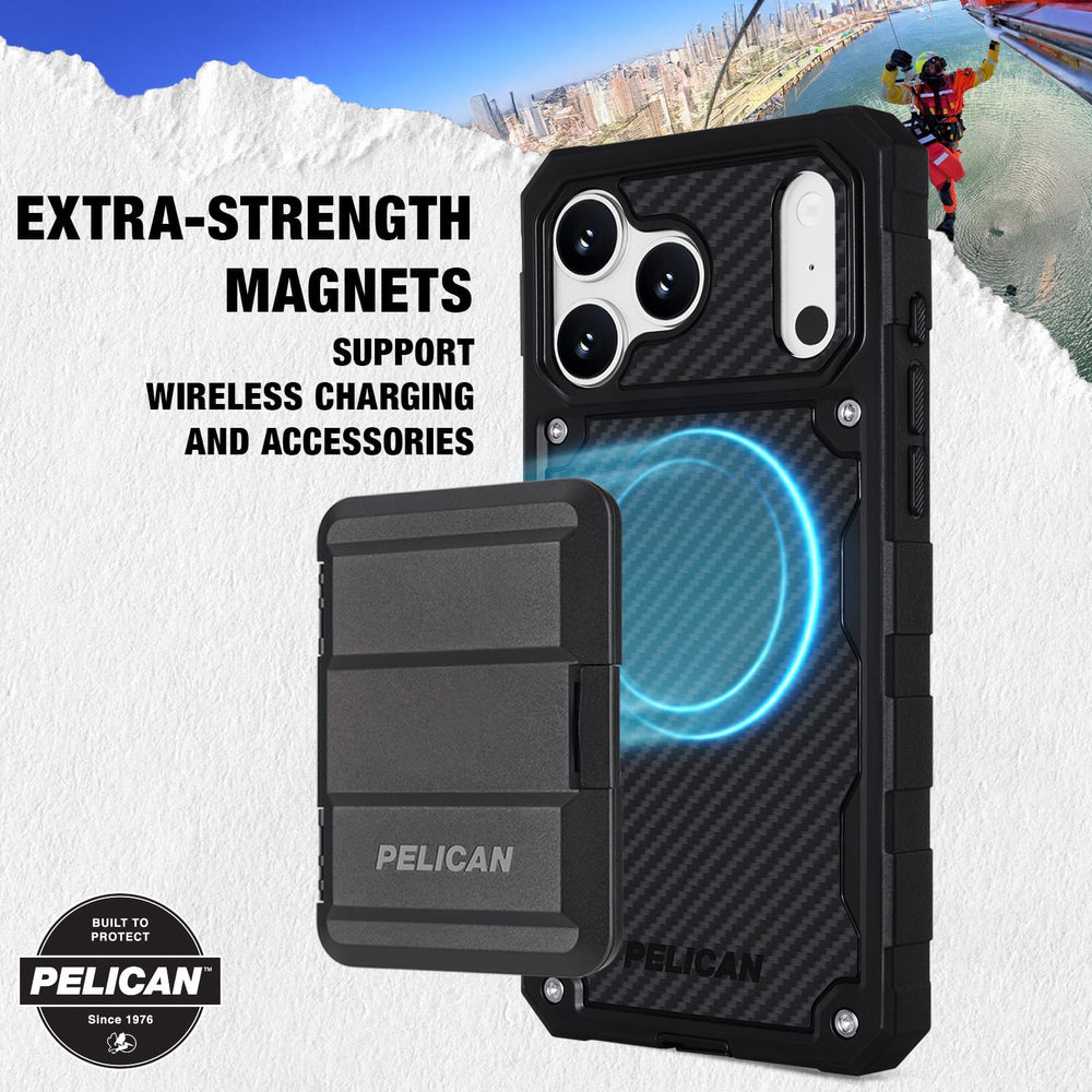 Extra-Strength Magnets, support wireless charging and accessories
#color_shield carbon
