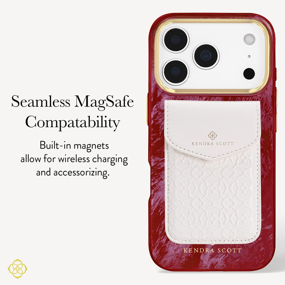 Seamless MagSafe Compatibility, Built in magnets allow for wireless charging and accessorizing
#color_cherry lacquer pearl