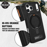 Protective Action Button Cover, Rugged Textured SIdes for an Enhanced Grip
#color_vault black ripstop
