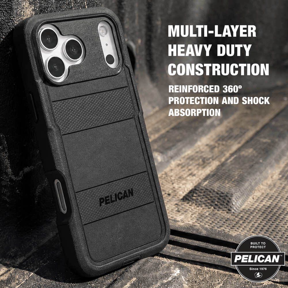 Multi-Layer Heavy Duty Construction, Reinforced 360 degree protection and shock absorption 
#color_voyager black

