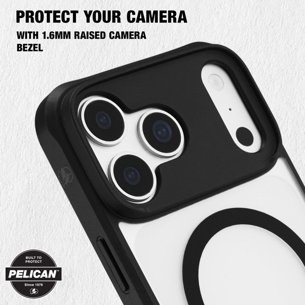 PROTECT YOUR CAMERA WITH 1.6MM RAISED CAMERA BEZEL

#color_ranger frosted clear/black
