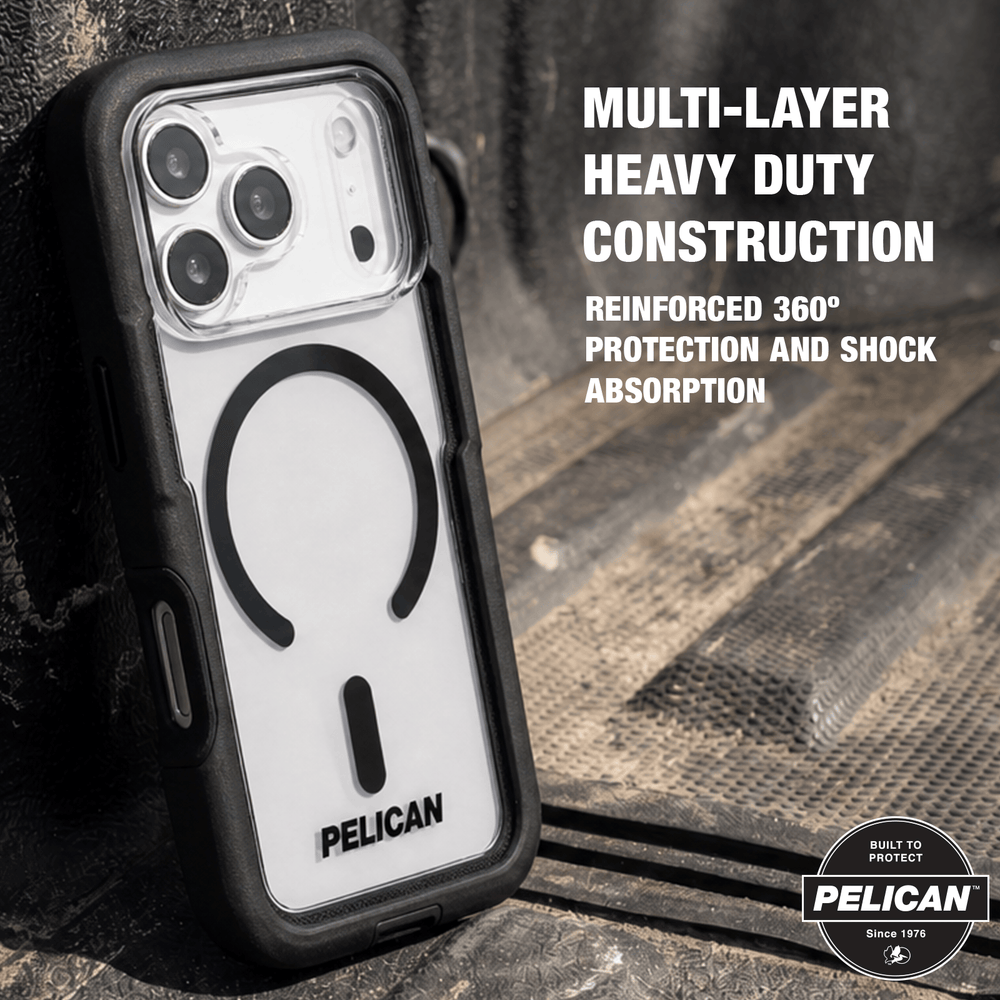 Multi-Layer Heavy Duty Construction, Reinforced 360 degree protection and shock absorption 

#color_voyager clear/black
