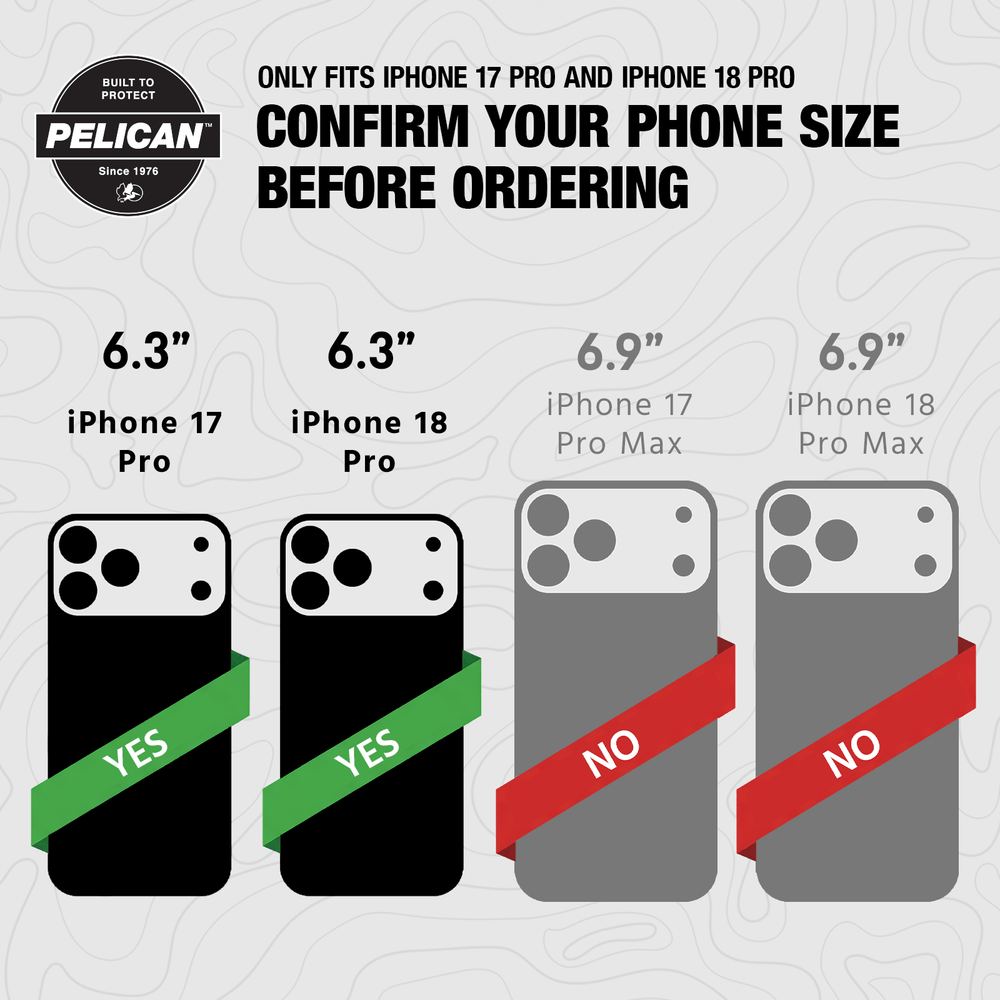 Only fits iPhone 17 Pro and iPhone 18 Pro, confirm your phone size before ordering
#color_protector black