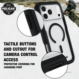 Protective covering for all buttons, charging port cover blocks dust and debris
#color_voyager clear/black
