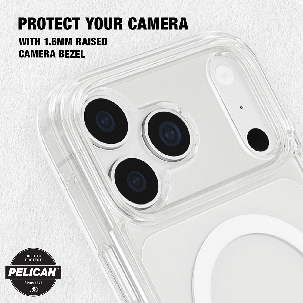 PROTECT YOUR CAMERA WITH 1.6MM RAISED CAMERA BEZEL

#color_protector clear with stand