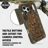 Protective Covering for buttons and charging port , cutout for camera control access
#color_shield elements hunter camo
