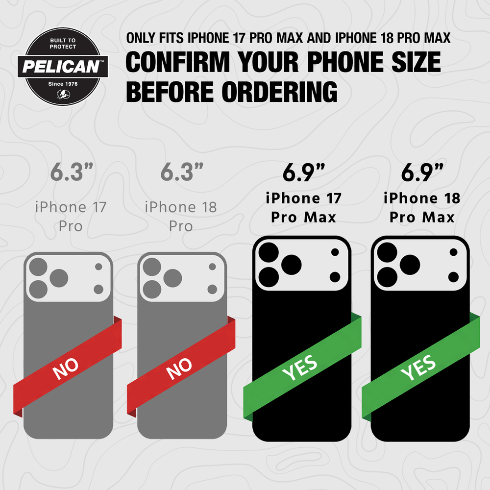 Only Fits iPhone 17 Pro Max and iPhone 18 Pro Max, confirm your phone size before ordering
#color_ranger frosted clear/black
