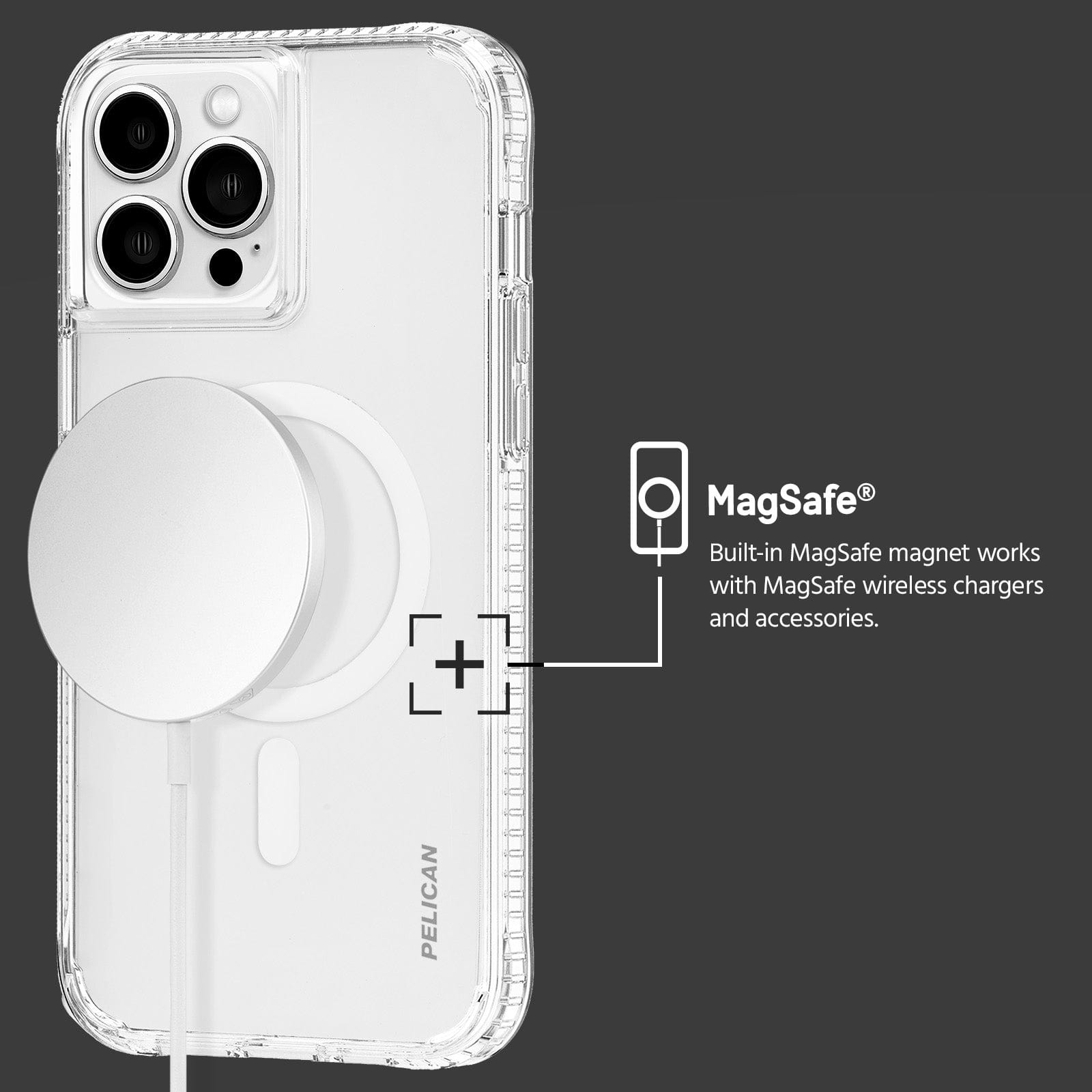 Pelican Ranger Clear - Works with MagSafe - iPhone 13 Pro Case