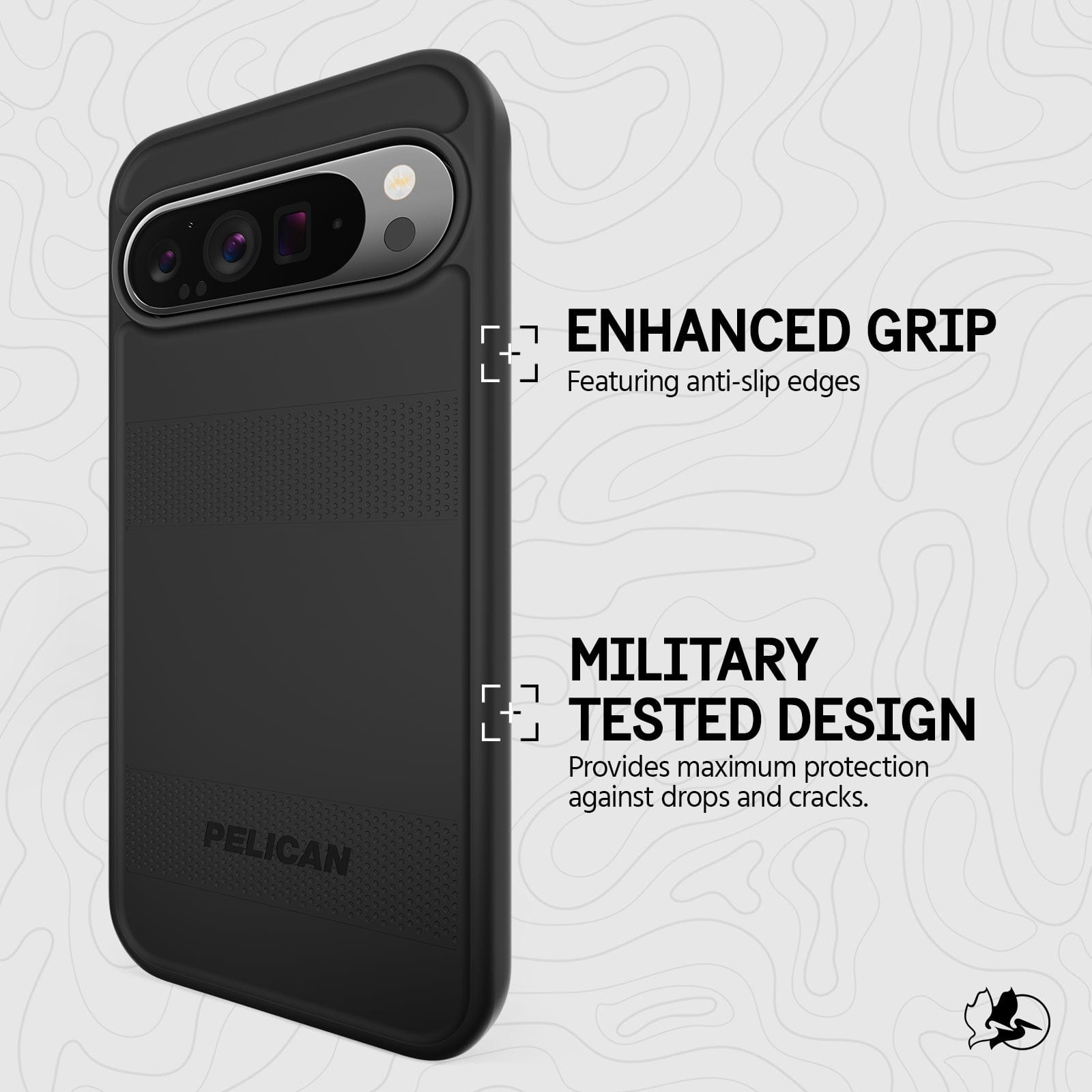 Enhanced grip and military tested design