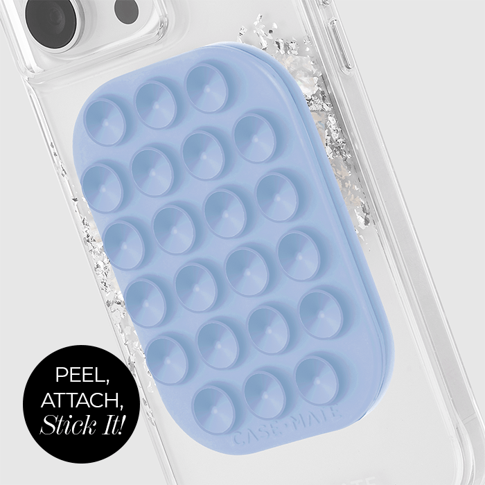 Case-Mate Adhesive Suction Cup Phone Mount, Pale Blue Case-Mate Adhesive Suction Cup Phone Mount, Pale Blue