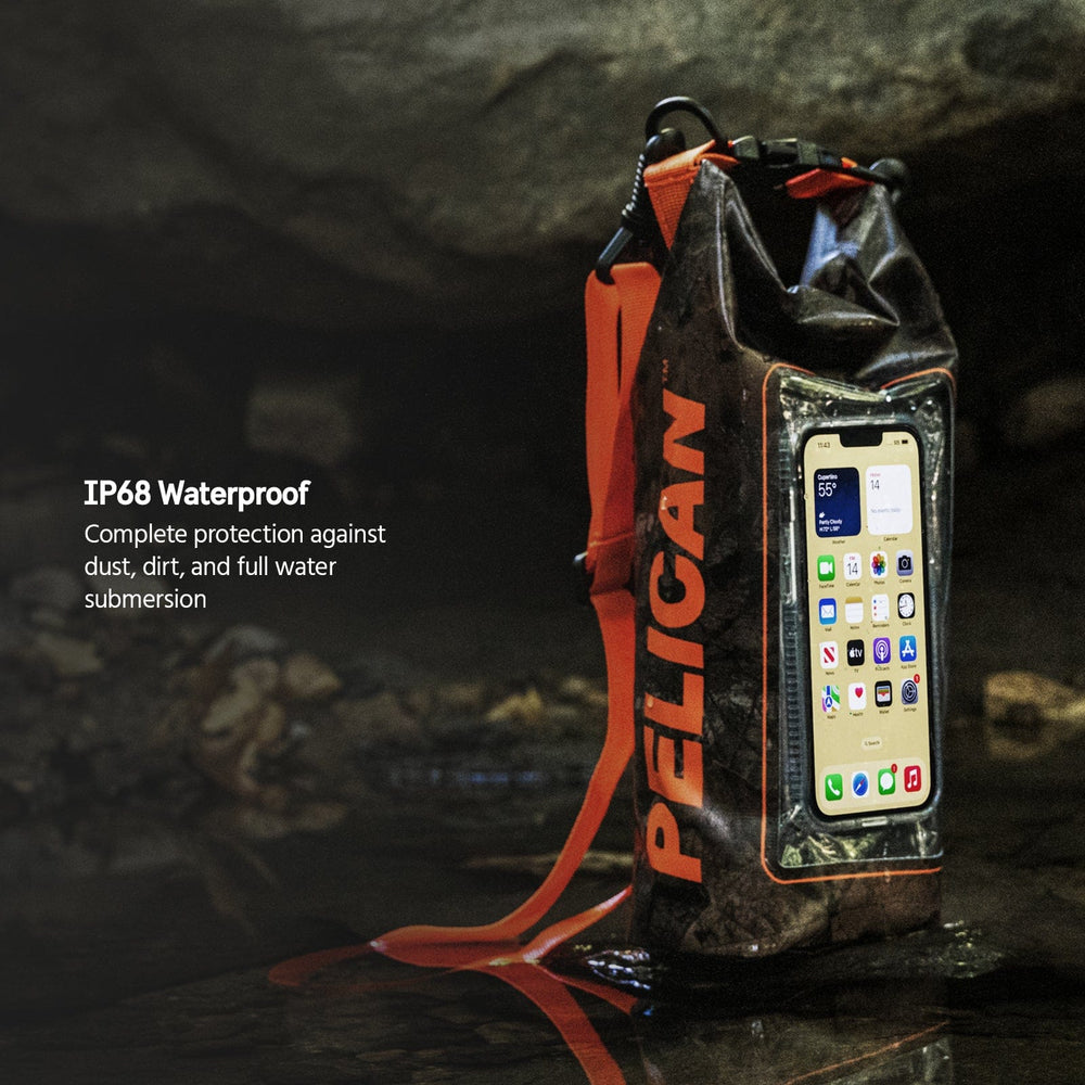 ip68 Waterproof. Complete protection against dust, firt, and full water submersion.