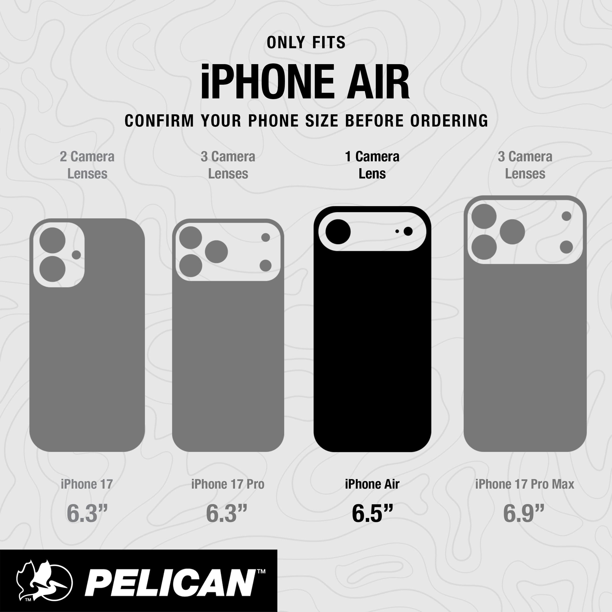 ONLY FITS IPHONE AIR CONFIRM YOUR PHONE SIZE BEFORE ORDERING 