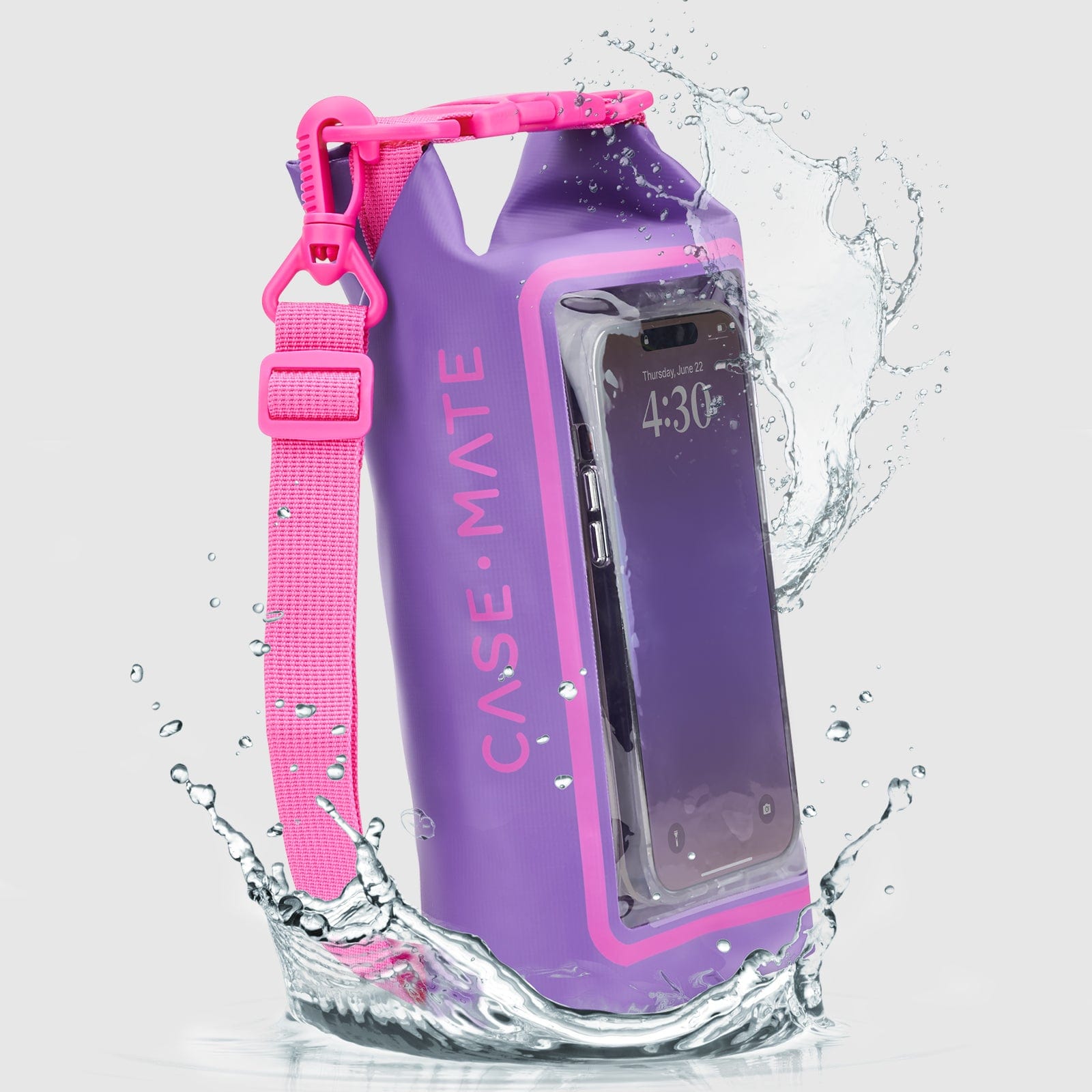 Purple Paradise Waterproof Phone Dry Bag