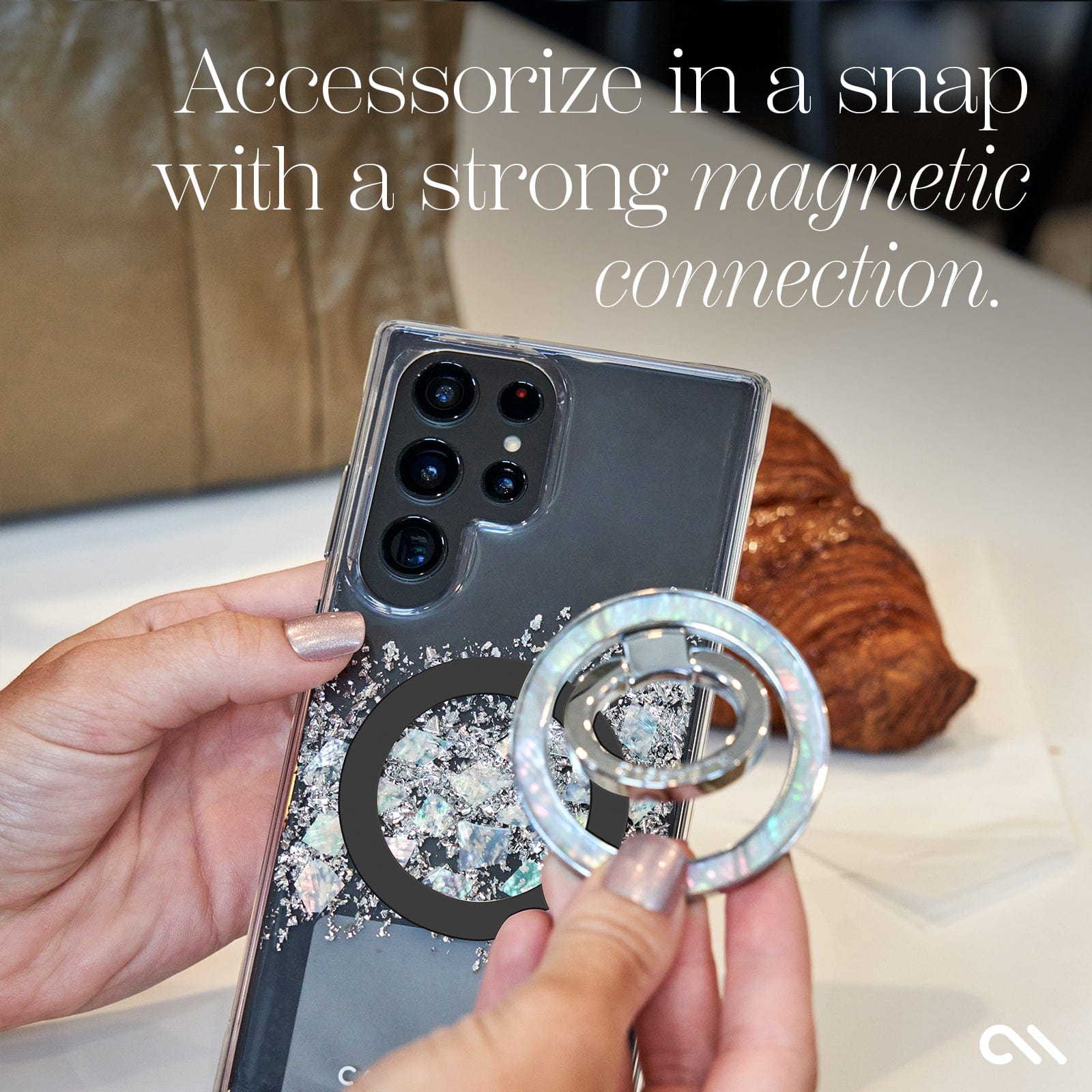 ACCESSORIZE IN A SNAP WITH A STRONG MAGNETIC CONNECTON
