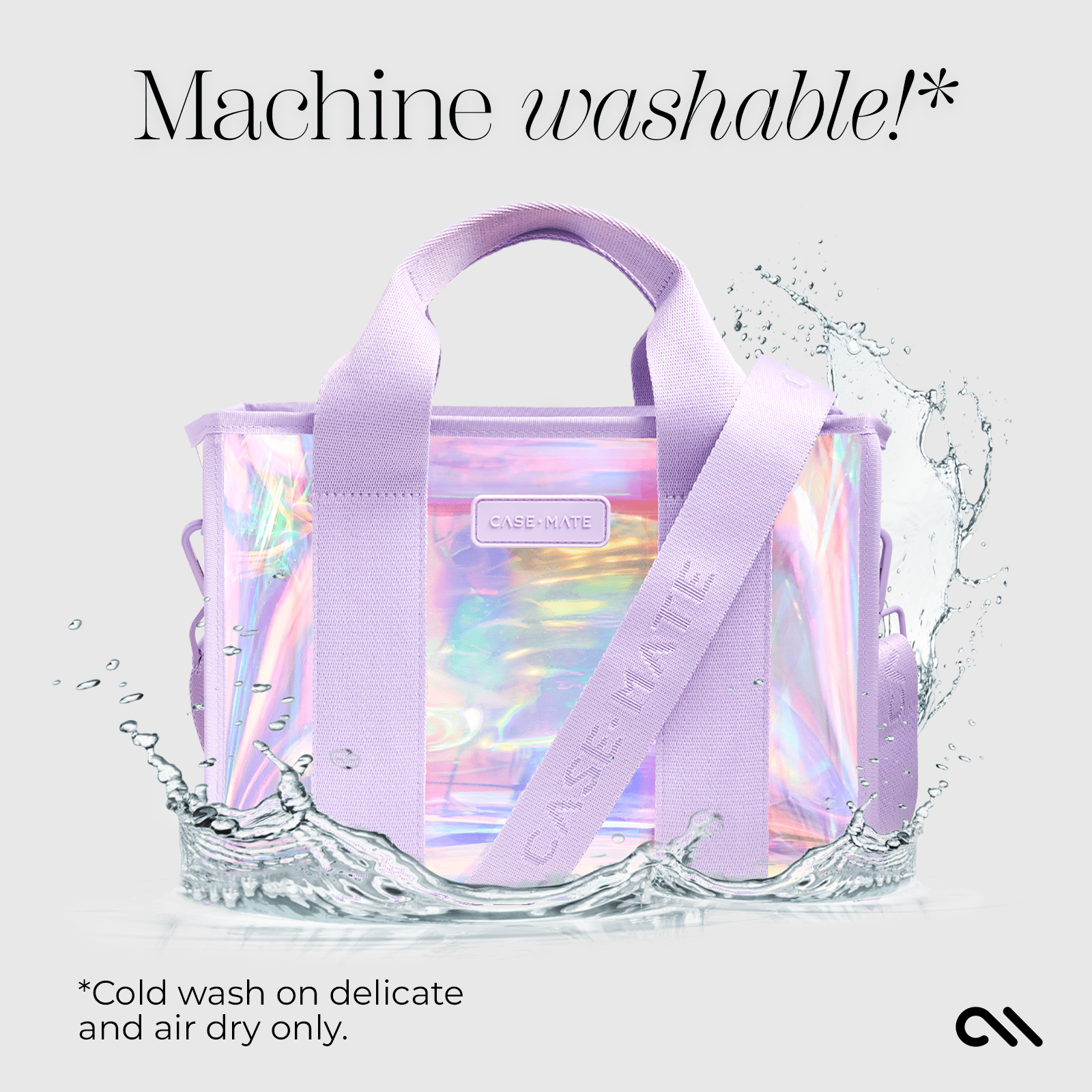 MACHINE WASHABLE!* COLD WASH ON DELICATE AND AIR DRY ONLY. 