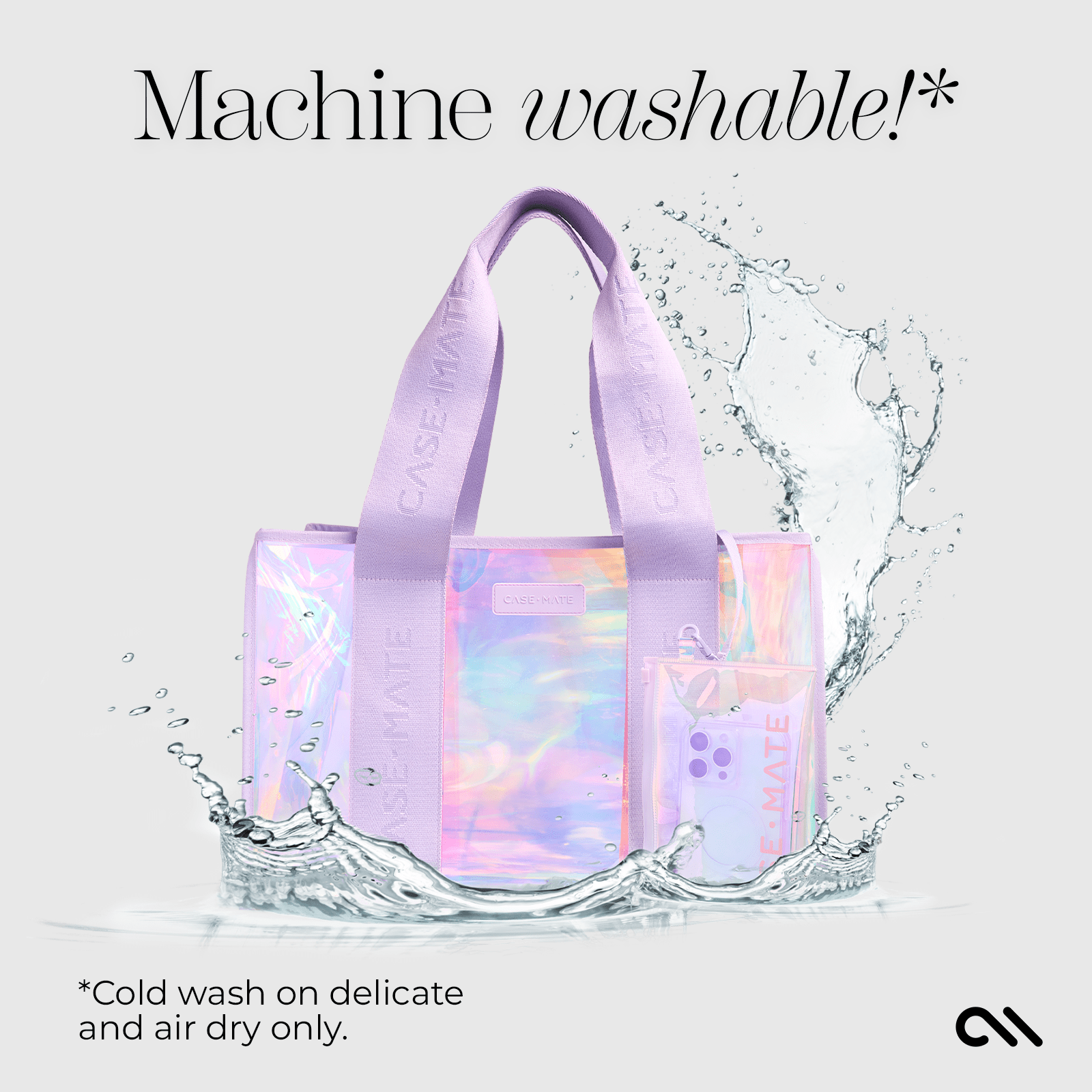 MACHINE WASHABLE!* COLD WASH ON DELICATE AND AIR DRY ONLY. 