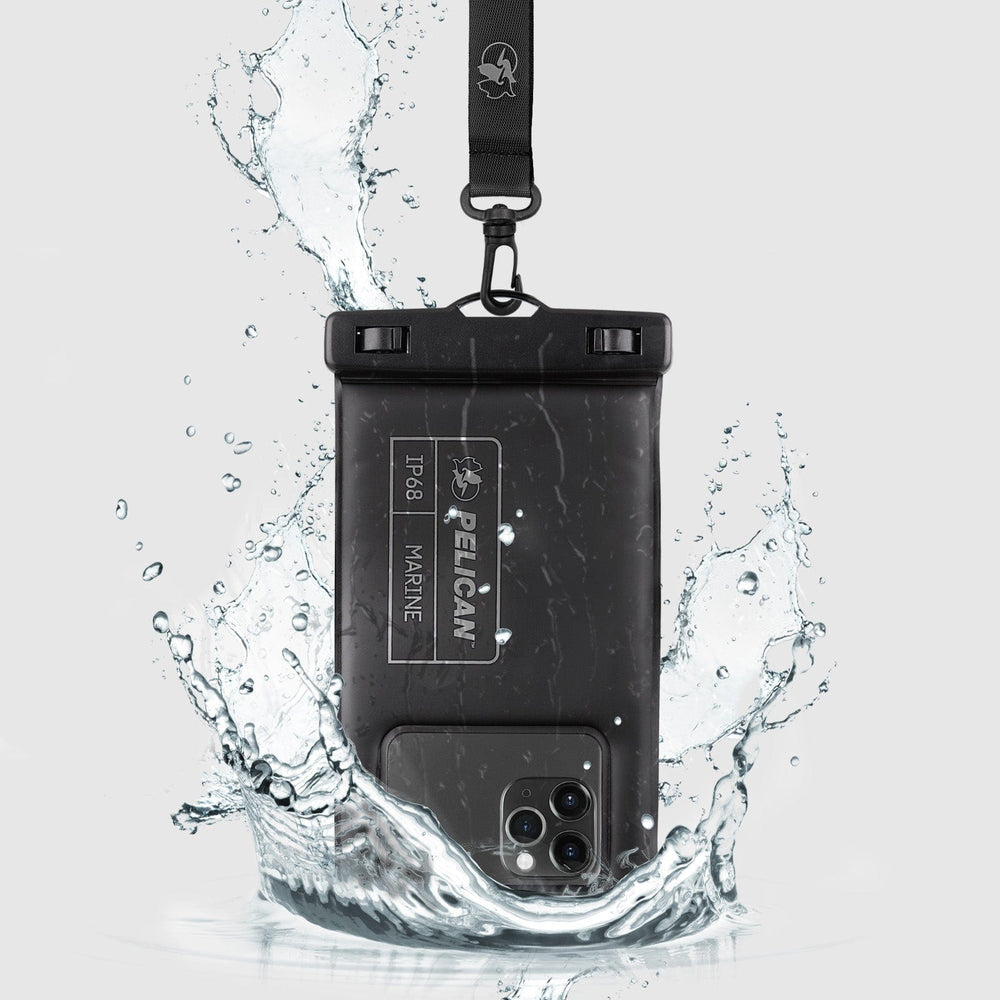 Pelican Marine Waterproof Floating Pouch (Stealth Black) - Phone Pouch