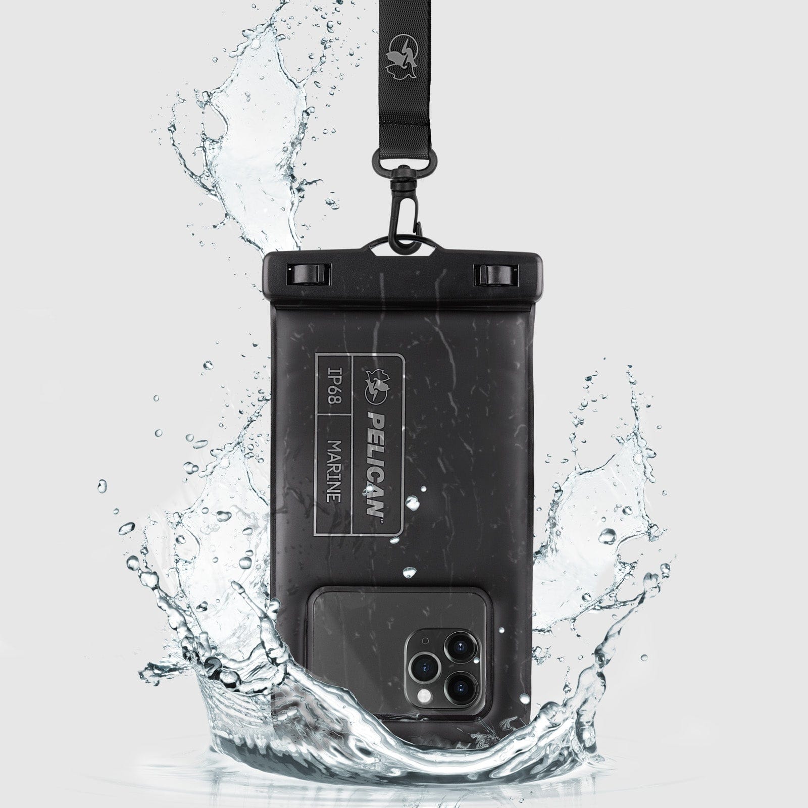 Pelican Marine Waterproof Floating Pouch (Stealth Black) - Phone Pouch