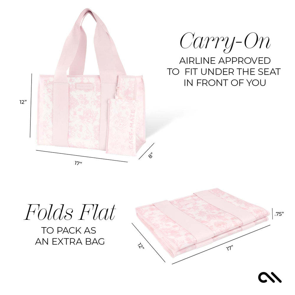 Carry-on airline approved to fit under the seat in front of you #color_ballet pink afternoon rosé
