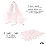 Carry-on airline approved to fit under the seat in front of you #color_ballet pink afternoon rosé