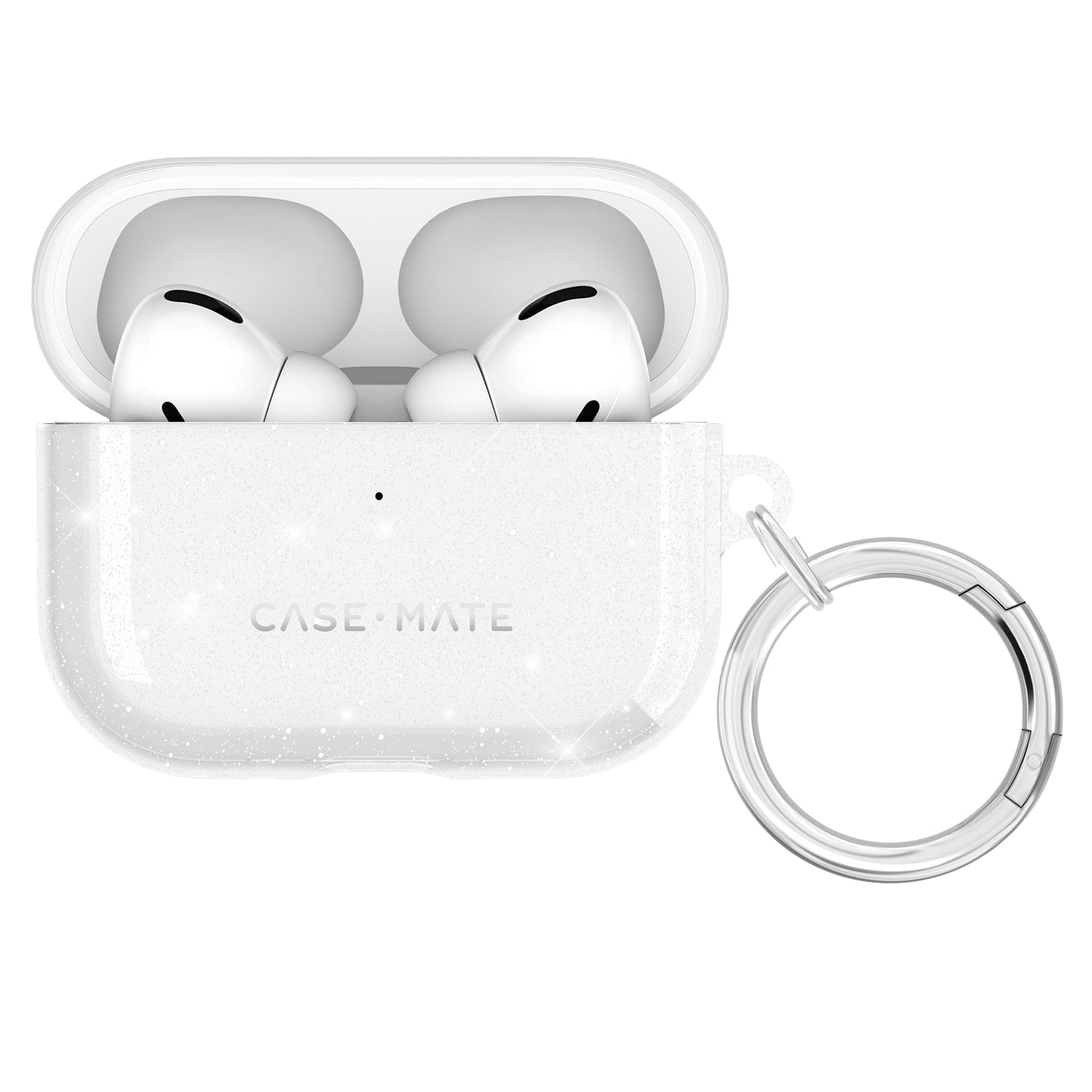 AirPods Pro 3 Case-Mate Twinkle - Twilight Silver w/ Silver Carabiner