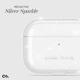 Reflective Silver Sparkle