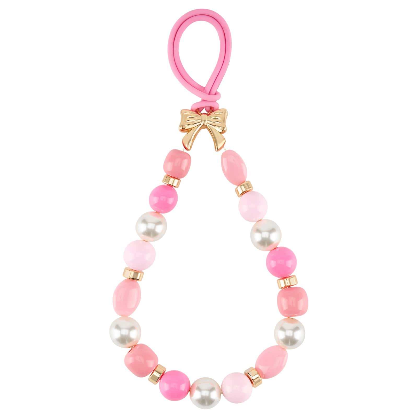 #color_ballet pink pearl ballet pink bag charm