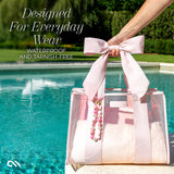 Designed for everyday wear. Waterproof and tarnish free #color_ballet pink pearl