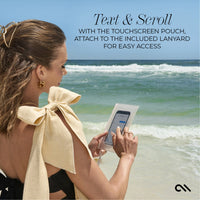 Special Edition Bow Beach Tote With Phone Pouch
