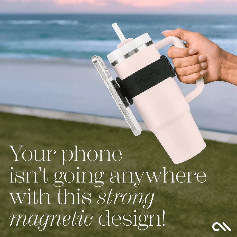 YOUR PHONE ISN'T GOING ANYWHERE WITH THIS STRONG MAGNETIC DESIGN