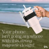 YOUR PHONE ISN'T GOING ANYWHERE WITH THIS STRONG MAGNETIC DESIGN