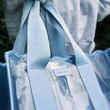 #color_carolina blue crochet wave
