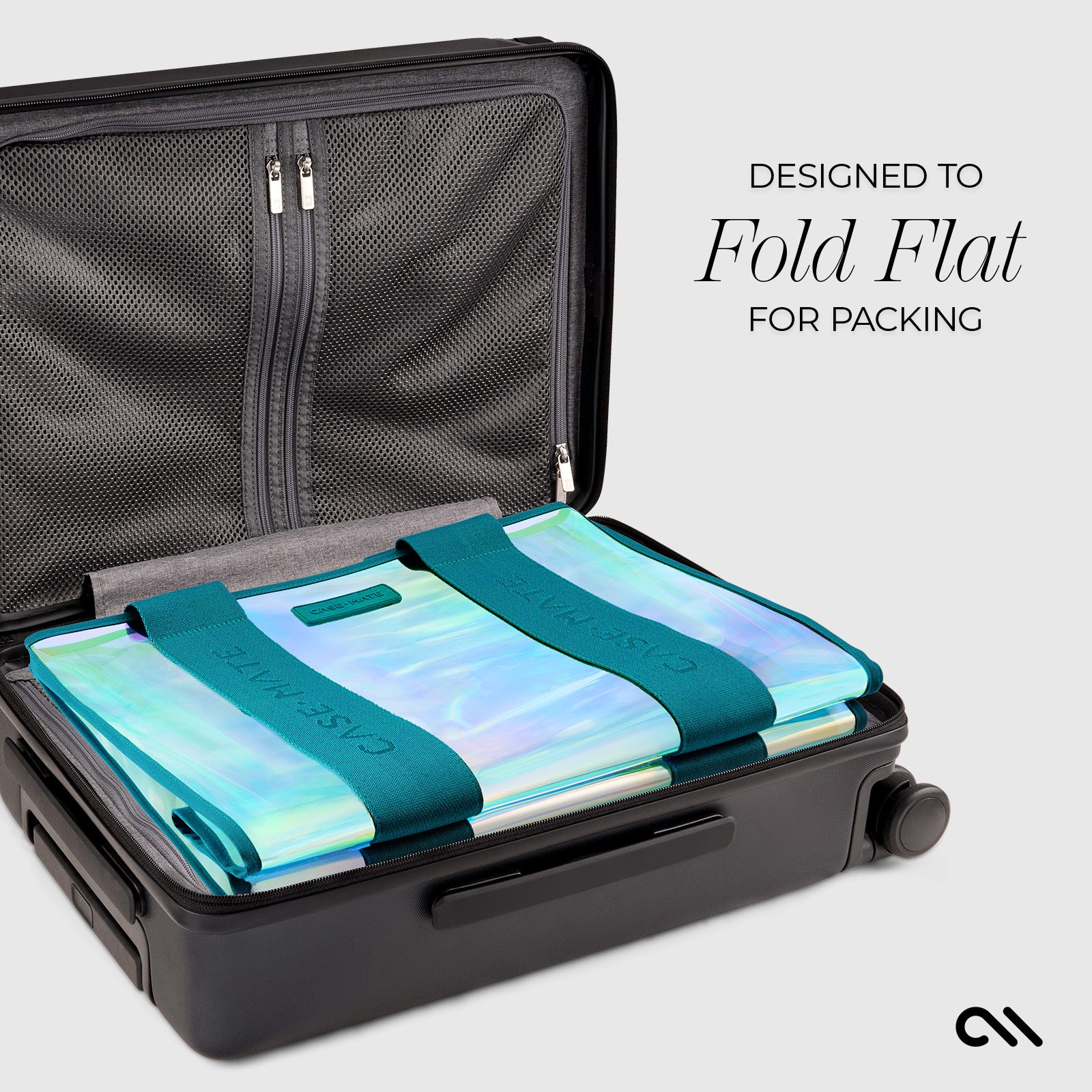 DESIGNED TO FOLD FLAT FOR PACKING