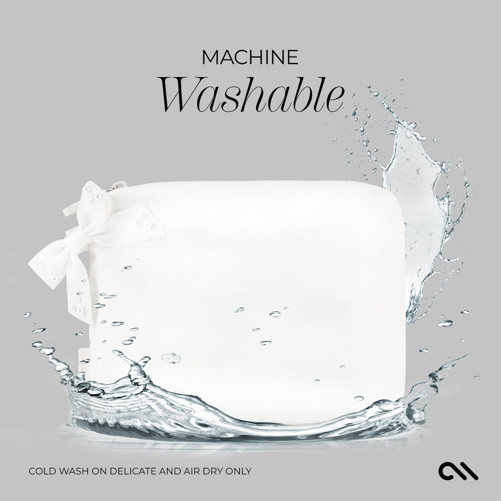 MACHINE WASHABLE #color_ivory pearl bow