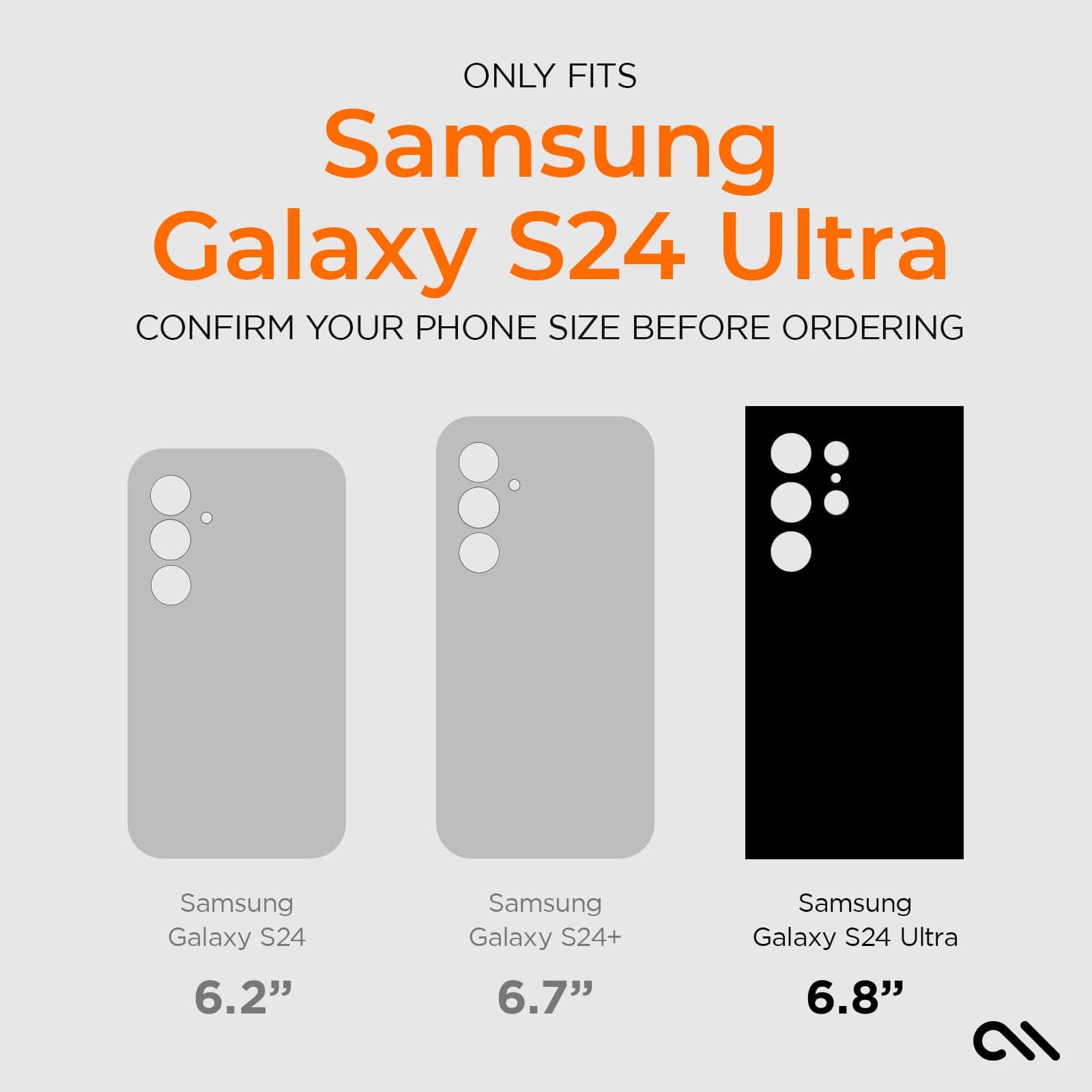 Case-Mate Samsung Galaxy S24 Ultra D3O Case - Tough Clear