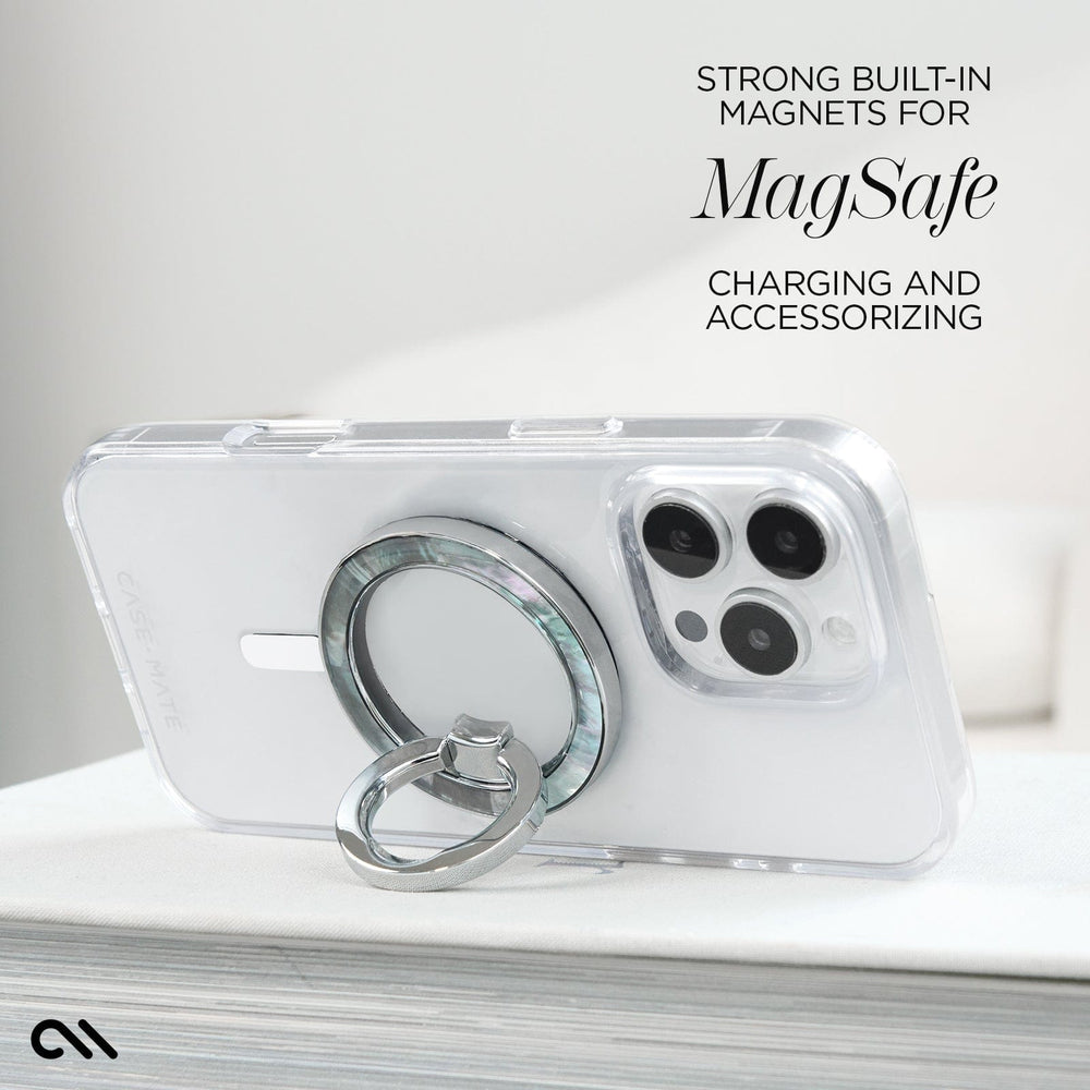 STRONG BUILT IN MAGNETS FOR MAGSAFE CHARGING AND ACCESSORIZING