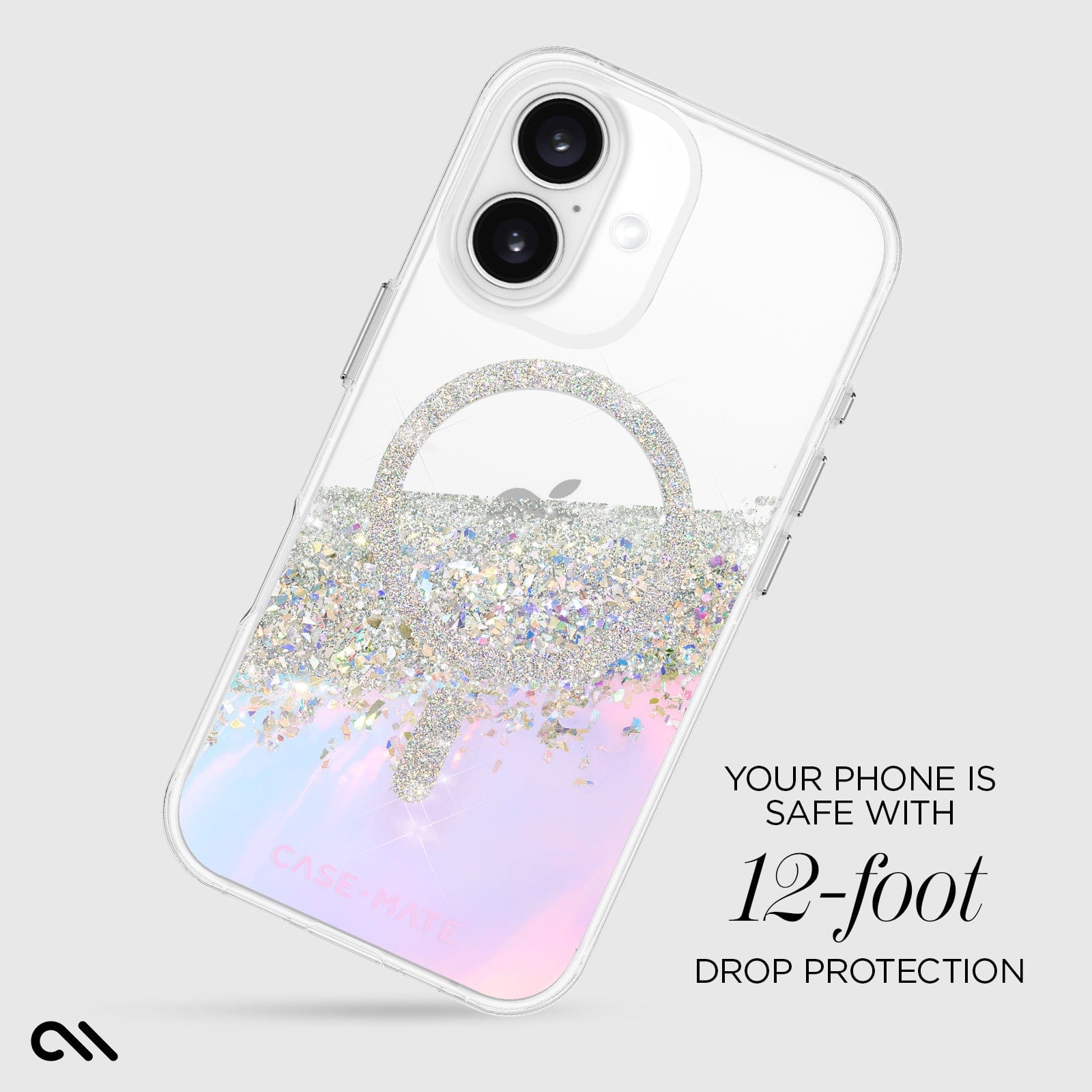 YOUR PHONE IS SAFE WITH 12-FOOT DROP PROTECTION
