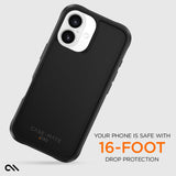 YOUR PHONE IS SAFE WITH 16-FOOT DROP PROTECTION