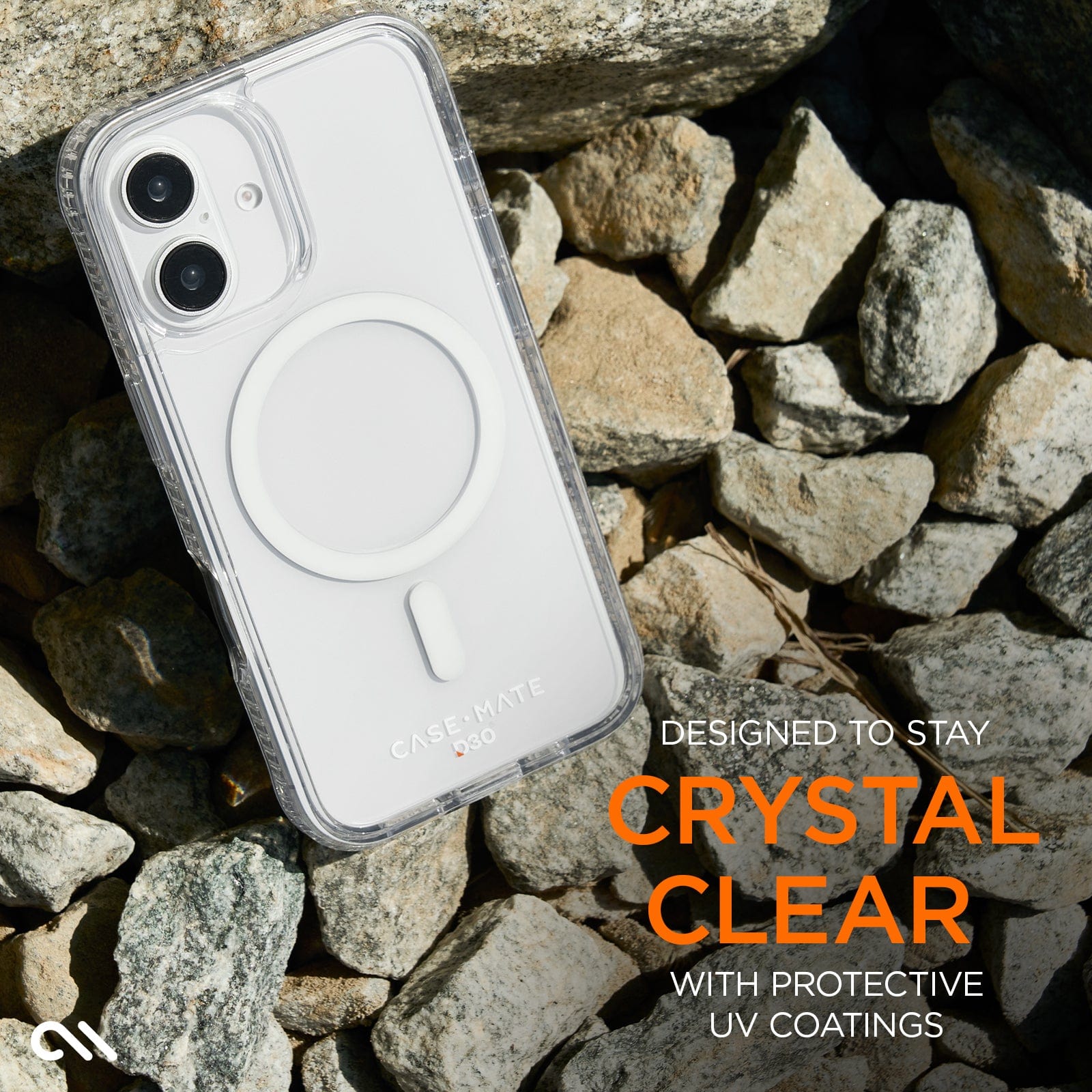 DESIGNED TO STAY CRYSTAL CLEAR WITH PROTECTIVE UV COATINGS