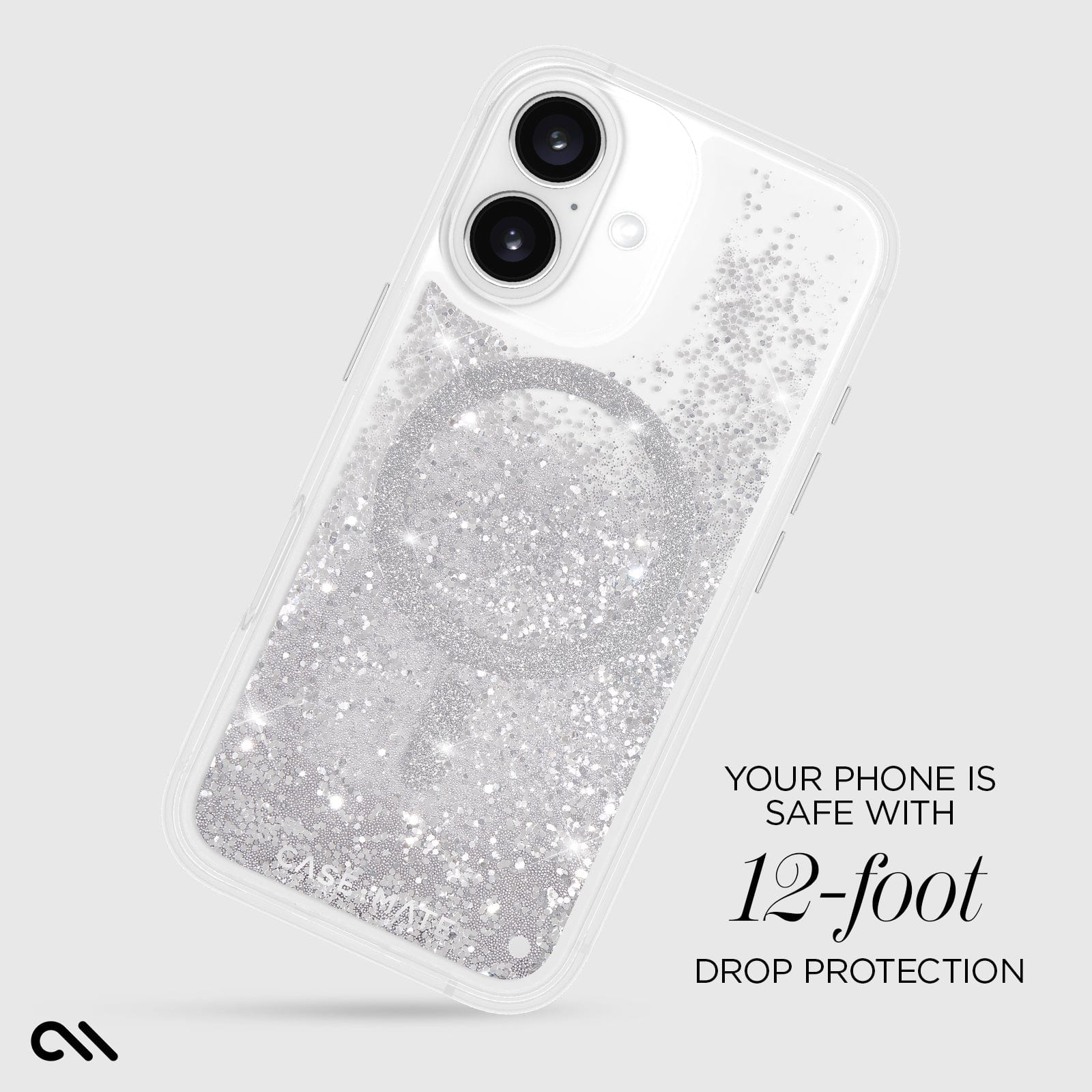 YOUR PHONE IS SAFE WITH 12-FOOT DROP PROTECTION