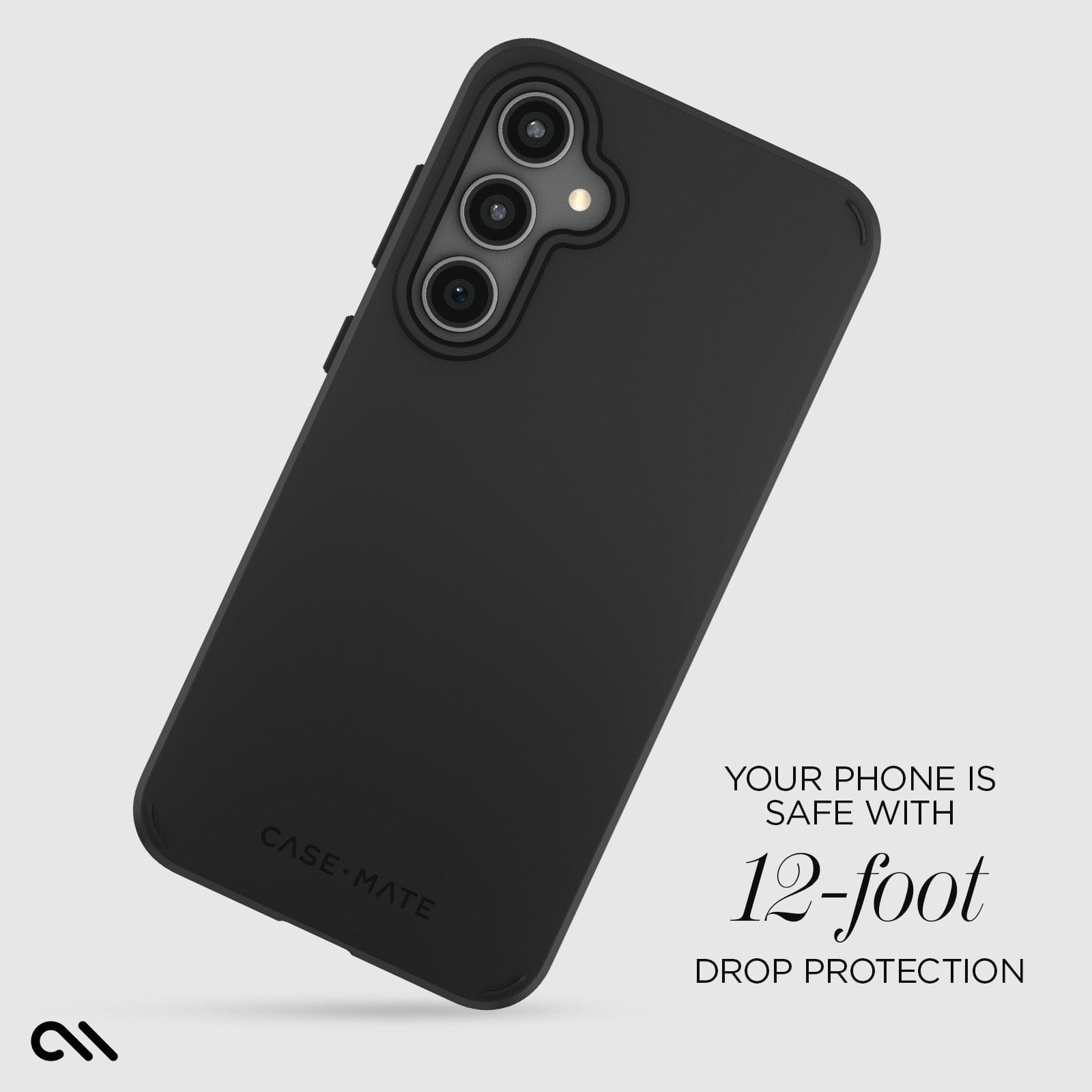 YOUR PHONE IS SAFE WITH 12-FOOT DROP PROTECTION